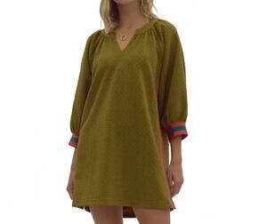 NEW STYLE USA krewer dress in olive
